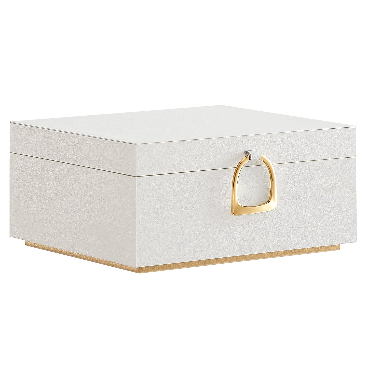 2-Layer Jewelry Box, Jewelry Organizer with Handle, Removable Jewelry Tray, Jewelry Storage, Floating Effect, 8.1 x 9.4 x 4.3 Inches, Gift Idea